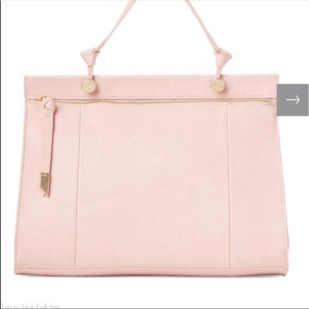 Foley and Corinna satchel pink Vegan